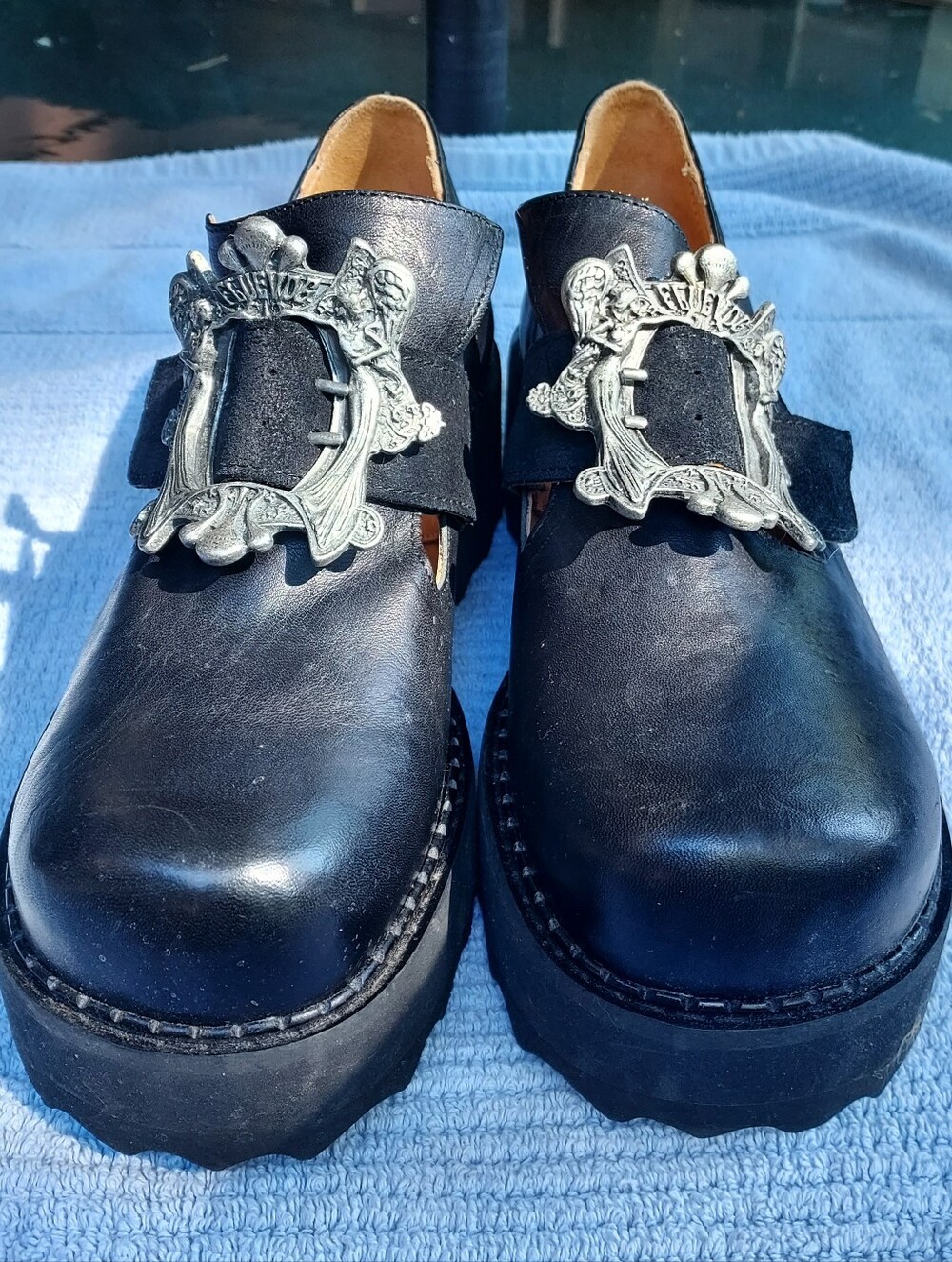 Fluevog ASTA Platform Shoes Size 9.5